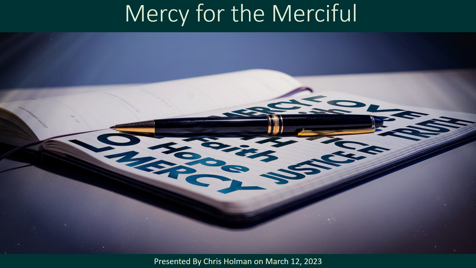 Mercy for the Merciful