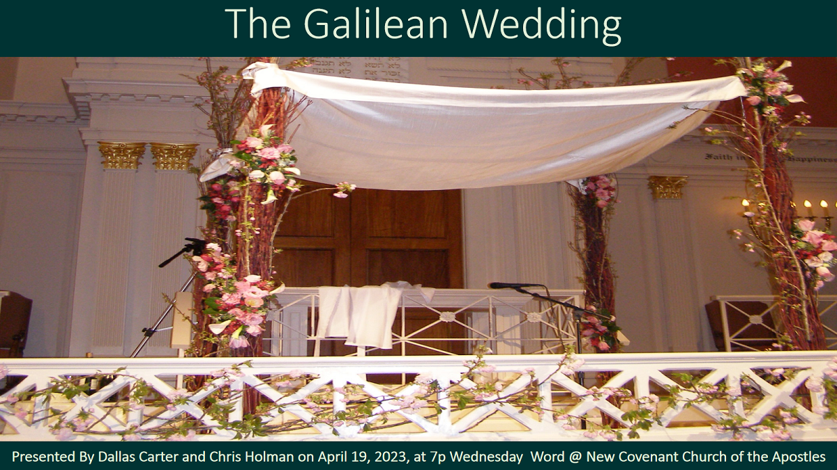 The Galilean Wedding