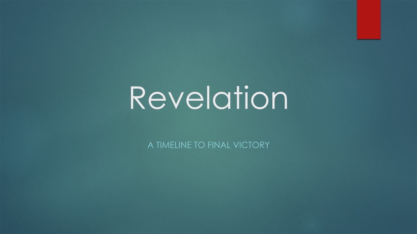 Revelation – A Snapshot of the Endtimes